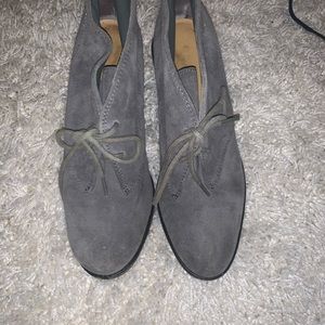 COACH booties- Ladies size 7 grey suede booties by Coach
